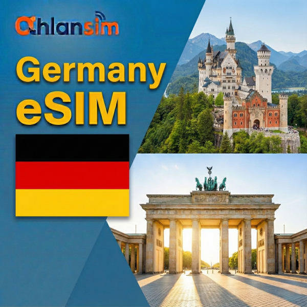 🇩🇪 Germany eSIM – 1 GB | 5 Days