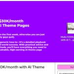 Make $30K/month with AI Theme Pages
