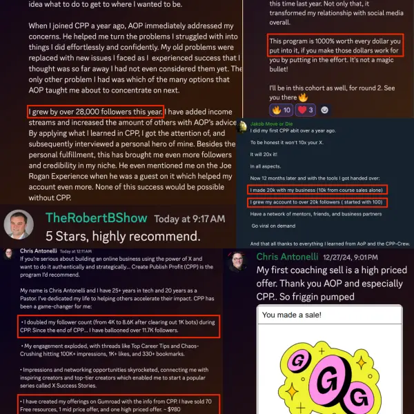 Create, Publish, Profit: 10X Your X in 30 Days (October 8th)