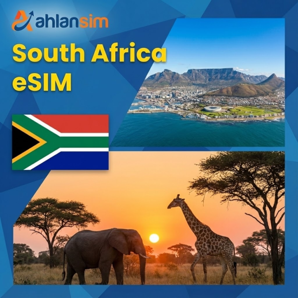 🇿🇦 South Africa eSIM – 20GB | 15 Days