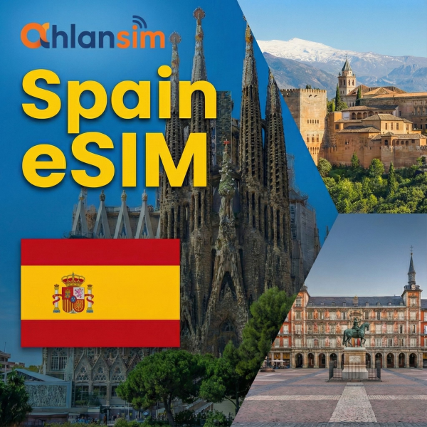 🇪🇸 Spain eSIM – Unlimited MAX | 5 Days